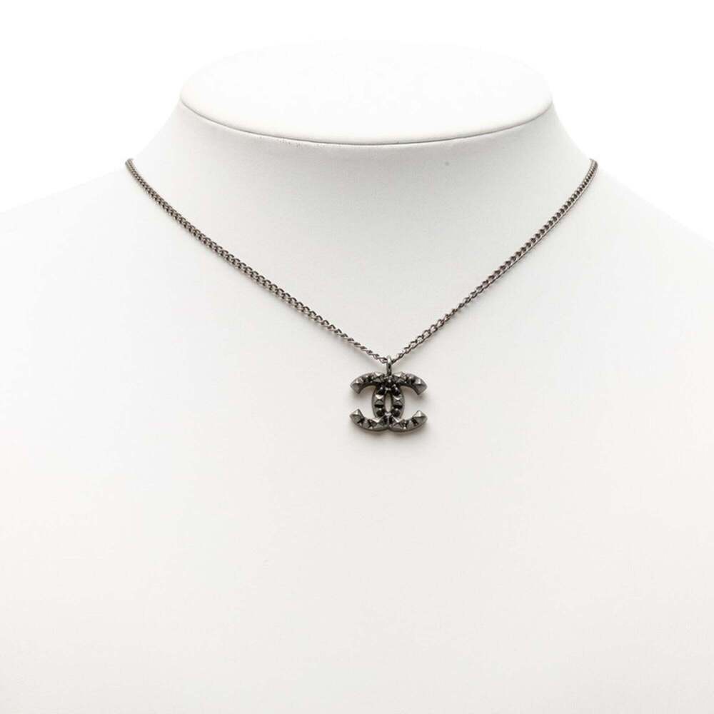 CHANEL Silver Logo Necklace - Picture 5 of 5
